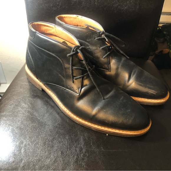 Nunn Bush Hawley Men's Wide Dual Comfort Black Lace Up Chukka Boots Size 12M - Picture 3 of 16